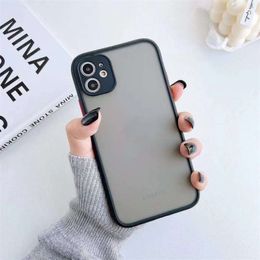 High Quality Smooth Silicone And PC Cell Phone Cases Transparent Back Cover For iPhone 15 14 13 12 Pro Max 11 XS 8 7 6