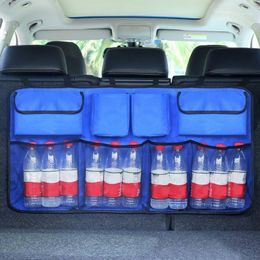 Multi-Pocket Home Organiser Car Rear Back Seat Storage Multifunctional Big Capacity String Bag Door After Wall Hanging Bags