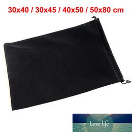 The Largest 30*40, 30*45, 40*50, 50*80 cm Big Size Black Drawstring Velvet Bag For Gift Large Packaging Pouches Retail from 1 pc