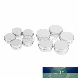 5pcs/lot Aluminium Jars 5g/10g Cosmetic Pots Empty Containers Metal Tins Makeup Cream Bottle Refillable Oil Portable Travel Tool