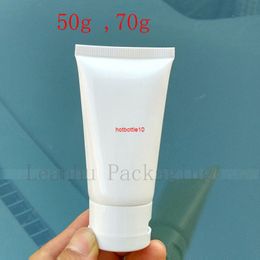 50g 70g empty white soft plastic tube for cosmetics packaging Lotion container washing bottles cosmetic containershipping