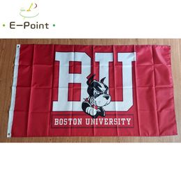 NCAA Boston University Terriers Flag 3*5ft (90cm*150cm) Polyester flag Banner decoration flying home & garden flag Festive gifts