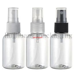 50pcs 50ml Empty Mist Spray Plastic Bottle,Transparent Cosmetic Sprayer Pump Bottle,Travel Size Container Packaginggood package