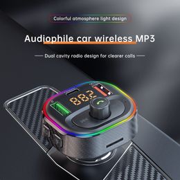 Bluetooth FM Transmitter, BD&M Wireless Car Adapter MP3 Music Player, FM Cars Radio Audio Receiver, QC3.0 Type C 20W PD Fast Quick Charging 3 USB Ports Charger