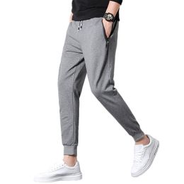 Brand Mens Sweatpants Joggers Casual Pants Men Full Sportswear Elastic Pants Zipper Cotton Fitness Workout Skinny Trousers 20 LJ201103