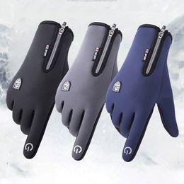 Fashion Design Mens Motorbike Driving Cold Proof Waterproof Gloves High Quality Sensitive Touch Screen Glove