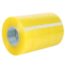 4 rolls Carton Sealing Clear Packing/Box Tape- 2 Mil- 2inch x 33 Yards Office Film Adhesive Tape Gift Ribbon Strapping