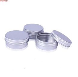 15g Empty cosmetic aluminum jar 15ml metal tin cream packaging container Free Shipping LX3694good quantity