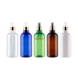 500ml x 14 High Quality Plastic Travel Bottle For Skin Care Personal 500g Gold Spray Pump PET Bottles Cosmetic Containersshipping