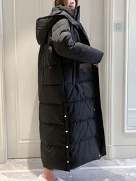 women's down Fashion Thick Warm Coat Lady Cotton Parka Long jaqueta winter Jacket with hood 201201