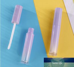 200pcs Plastic 5ml Empty Lipgloss Bottle Gradient Purple Lip Gloss Tube Makeup Cosmetics Refillable Packaging Containers SN985