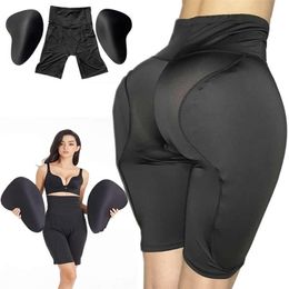 6XL Padded Hip Panties Booty Lifter Butt Enhancers Inserts Shaper Waist Trainer Underwear 201223