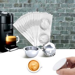 Refillable Vertuoline Stainless Steel Reusable With Seals Nespresso Capsule Vertuo Coffee Filters Cup 1021