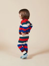 Baby Clothes Set 2020 Autumn Winter StRafina BC Boys Girls Knitted Sweater Pants Kids Top Sweatshirt Cardigan Children Leggings LJ201223