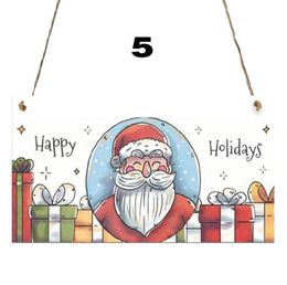 The latest 10X20CM size, Christmas ornaments, 20 styles of Christmas tree decorations and wooden products hang tags, free shipping