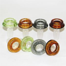 14mm bowl glass bong male hookah with 4 colors wholesale smoking tobacco bowls for glass water pipe dab rig bongs