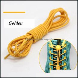 Shoe Parts & Accessories Shoes 100Cm Sneaker Elastic No Tie Stretching Lock Lazy Laces Quick Rubber Shoelace Shoestrings Drop Delivery 2021