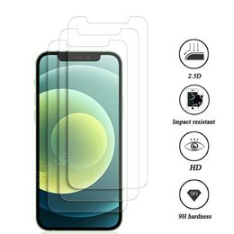 Tempered Glass Screen Protector For Iphone 14 12 13 mini 11 Pro XR XS MAX X 8 7 6 Plus Samsung A10S A20S A21S A12 A22 A32 A52 A02S for LG stylo 5 Moto E6 Without Package