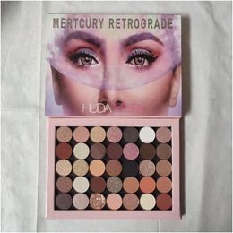 HUDASTORY 35 Colour Mertcury Nude Eyeshadow Palette, Retrograde Versatile Rosy Neutral Shades for Every Day - Ultra-Blendable, Rich Colours with Velvety Texture
