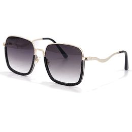 2022 Square Alloy Full Frame Sunglasses Women Fashion Luxury Steampunk UV400 Protection Outdoor Oculos De Sol