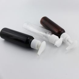 120ml X 40 Empty Black Shampoo Pump Bottles , 4oz Plastic Liquid Containers ,Dispenser Bottle For Shower Gel 120cc