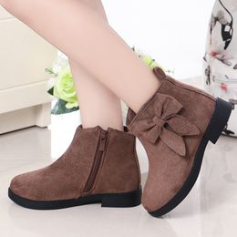 2020 Fashion Winter Kids Boots Thick Warm Shoes Boys Girls Snow Boots Girls Ankle Booties Kids Shoes LJ200911