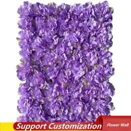 60x40cm Artificial Flowers DIY Wedding Decoration Flower Wall Panels Christmas Party Decor Backdrop Flower Row