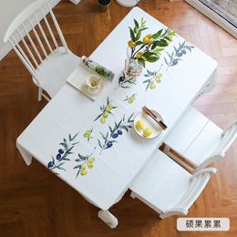 PVC Table Cloth Rectangular Christmas Tablecloth Waterproof Oilproof Table Cover for Party Wedding Hotel Plastic Table Covers T200707