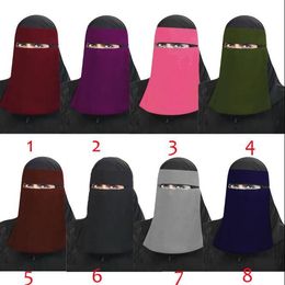 Niqab Muslim Hijab Scarf Ramadon Veil Burqa Prayer Shawl Islamic Headband Arab For Women Cover Middle East Head Wrap One Piece