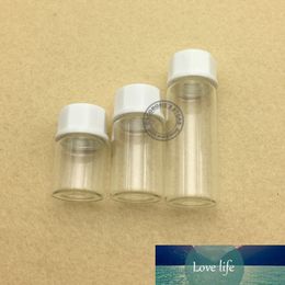 (50pieces/lot) 2ml 3ml 5ml Clear Glass bottle Mini Glass Vials bottle with screw cap Glass oil Liquid bottle with small quantity