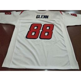 3740 Custom #88 TERRY GLENN Game Worn RETRO Jersey 1999 With Team 3740 College Jersey Size S-4XL or custom any name or number jersey
