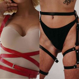 NXY SM Bondage Set Women Sexy Stocking Belt Bdsm Lingerie Leather Body Sex Underwear Seks Leg Thigh Wedding Garter Belt1227