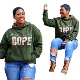 Womens Army Green Hoodies Letter Printed Long Sleeve Crop Top Fashion Hooded Sweatshirts for Spring Autumn1