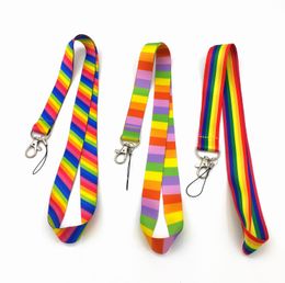 New small Wholesale 10pcs Popular Cartoon Colour pattern Badge Mobile phone Lanyard Badge Key Chains Pendant Party Gift Favours #0037