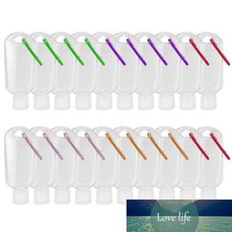 50ml Empty Plastic Keychain Bottle Refillable Transparent Leakproof Squeeze Bottles Make up Cosmetic Sample Container for Shampoo Lotion