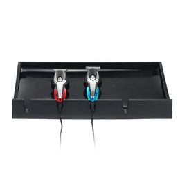 Salon Barber Hair Trimmer Tray Electric Hair Clipper Anti-slip Organiser Razor Case with 4 Slots Hair Cutting Machine Holder