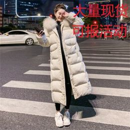Han edition of the new east gate of scene shooting down jacket female long cotton-padded clothes loose big yards students knee-h 201019