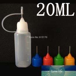 200pcs Wholesale 20ML Dropper Bottles 20CC PE Empty E Liquid Bottles with Metal Needle Cap Packing Bottle Free Shipping
