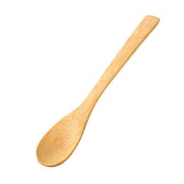 16*3cm Natural Bamboo Soup Wine Coffee Ice Cream Spoons Durable Wedding Party Home Kitchen Dining Tools