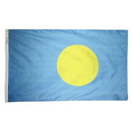 Palau Flag High Quality 3x5 FT 90x150cm Flags Festival Party Gift 100D Polyester Indoor Outdoor Printed Flags Banners