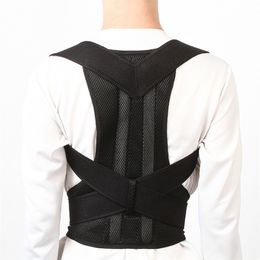 Plus Size 5XL Adult Back Posture Corrector Shoulder Lumbar Brace Spine Women Men Adjustable Correction Belt Corretor De Postura 201222