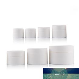 20pcs/lot Frosted PP Plastic Empty White Cream Jar 3g 5g 10g 15g 30g 50g 80g Fashion Cosmetic Packaging Pot Containers PJ2