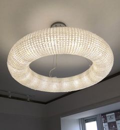 Modern Chrome Round Design Crystal Chandelier Lighting For Bedroom Living Room Indoor Light Fixtures LED Cristal Lustre