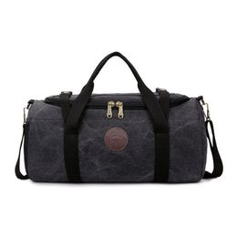 Waterproof Sport Bag Large Men Gym Bag Canvas Bag Sac De Women Yoga Fitness Bags Outdoor Shoulder Handbag Travel Luggage Bags Q0705