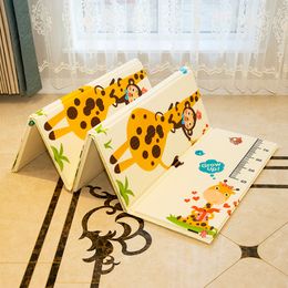 Toys Foldable Playmat Xpe Puzzle Children's Mat Thickened Infantil Room Crawling Pad Folding Mats Baby Carpet LJ201113