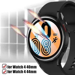 Protective Film for Samsung Galaxy Watch 4 40mm 44mm Soft Glass Full Cover smartwatch Galaxy Watch4 Screen Protector accessories