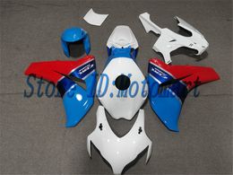 Body For HONDA CBR1000 RR CBR 1000 RR 08 09 11 CBR1000RR 08 09 10 11 CBR 1000RR 2008 2009 2010 2011 Fairings HM03 white blue red