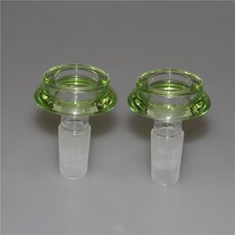 Colourful hookah Glass Bowl Slide Smoking Accessories 14mm 18mm Male bowls For Bongs Water Pipes Dab Oil Rigs