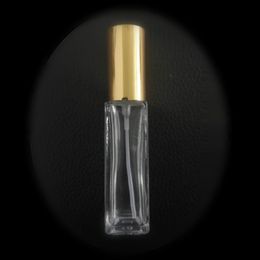 Garrafa de perfume vazio 3 5 10 20ml de engarrafamento de pulverizador senhora viagem cosmético recipientes de vidro separados portáteis banhado a ouro de prata venda quente 1 3fd g2