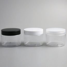 5oz Clear Plastic Jar With lids 150g Empty Cosmetic Containers Sample Cream Jars Packaging 20pcs